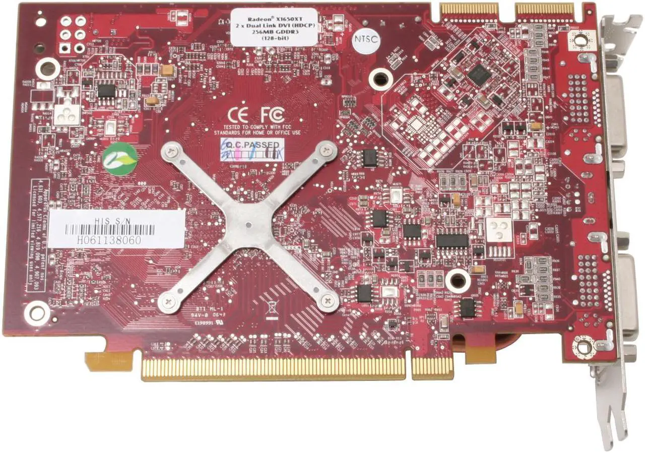 Alt view image 5 of 8 - HIS Radeon X1650XT 256MB GDDR3 PCI Express x16 CrossFireX Support Graphics Card H165XTP256GDDN-R