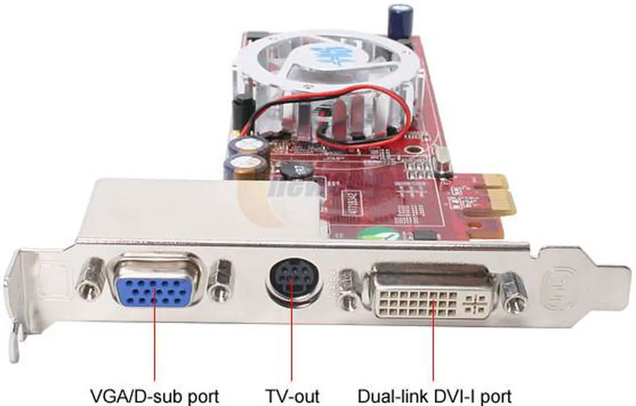 Alt view image 2 of 7 - HIS Radeon X1550 256MB GDDR2 PCI Express x1 Low Profile Ready Graphics Card H155HMF256EL1N-R
