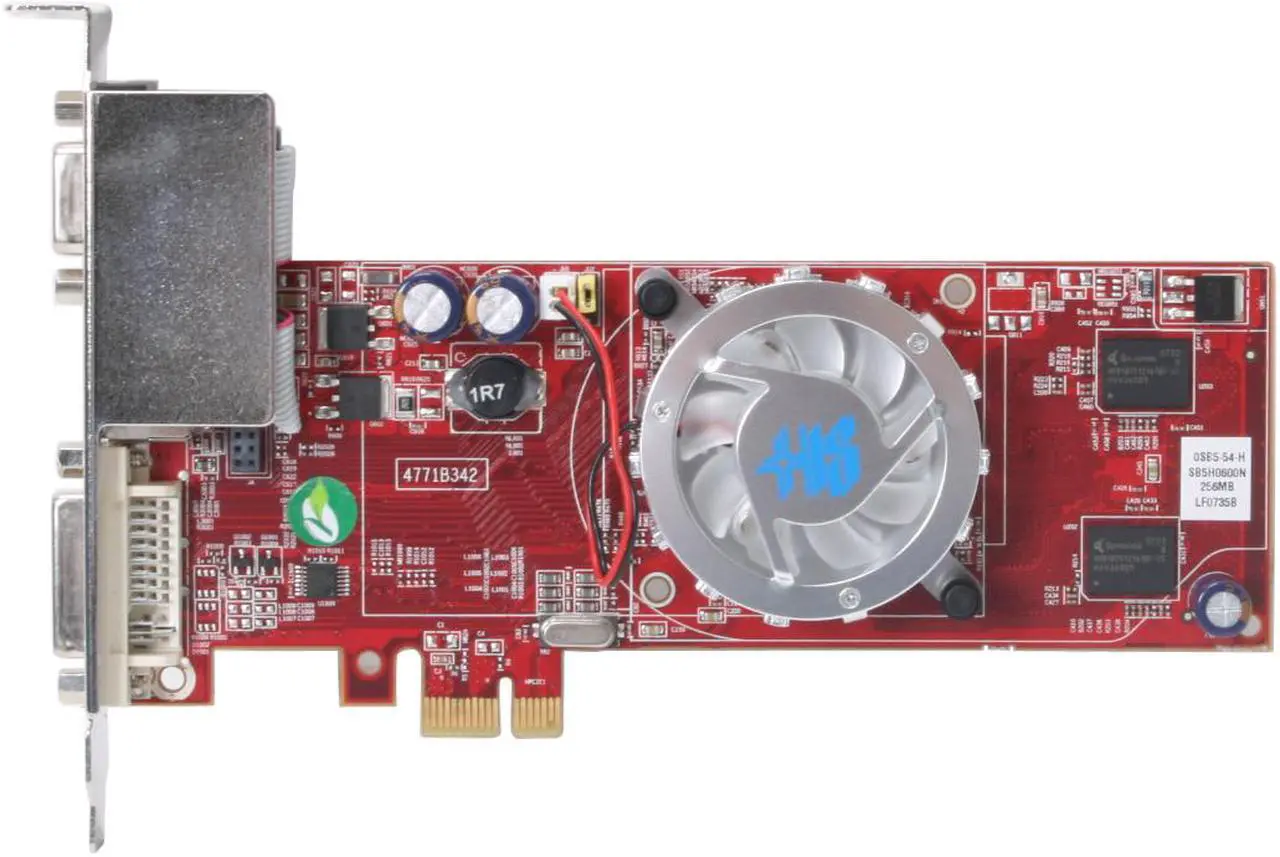 Alt view image 3 of 7 - HIS Radeon X1550 256MB GDDR2 PCI Express x1 Low Profile Ready Graphics Card H155HMF256EL1N-R