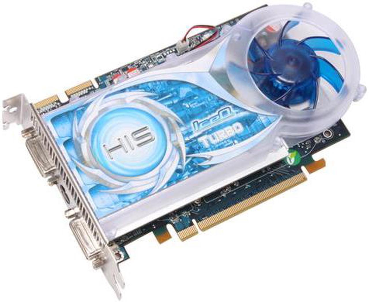 HIS Hightech H467QT512P Radeon HD 4670 IceQ Turbo 512MB 128-bit GDDR3 PCI Express 2.0 x16 HDCP Ready CrossFire Supported Video Card