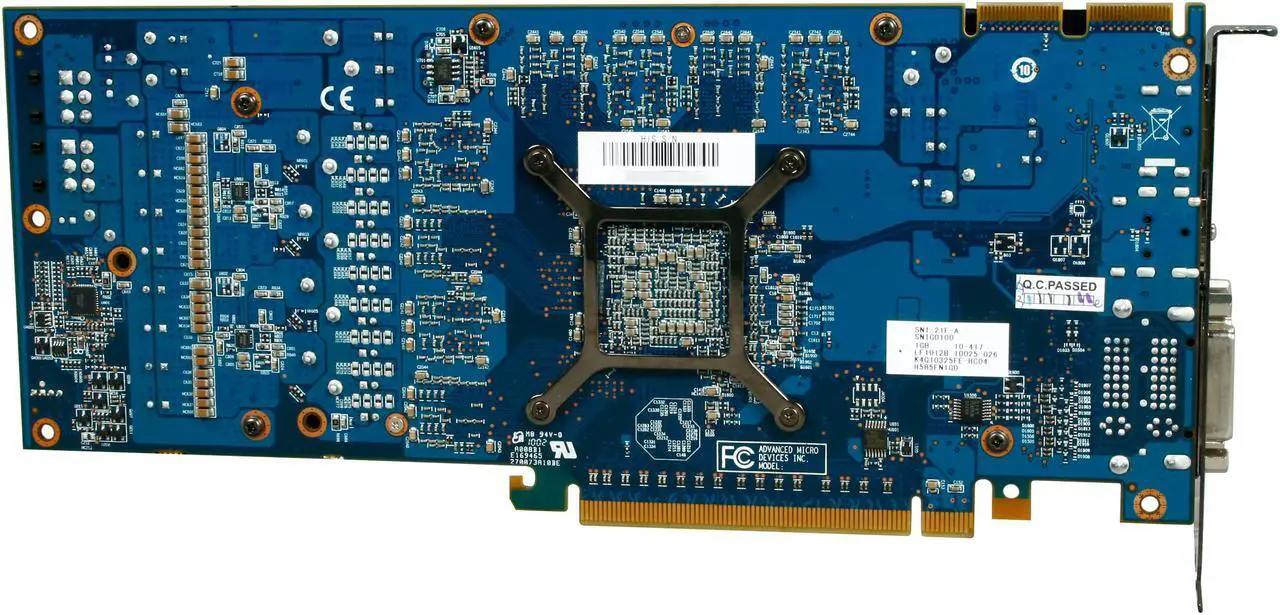 Alt view image 4 of 6 - HIS Radeon HD 5850 (Cypress Pro) 1GB GDDR5 PCI Express 2.1 x16 CrossFireX Support Graphics Card H585FN1GD