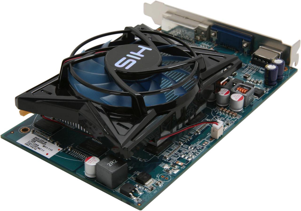 Alt view image 5 of 6 - HIS Radeon HD 6670 1GB DDR3 PCI Express 2.1 x16 Graphics Card H667FS1G