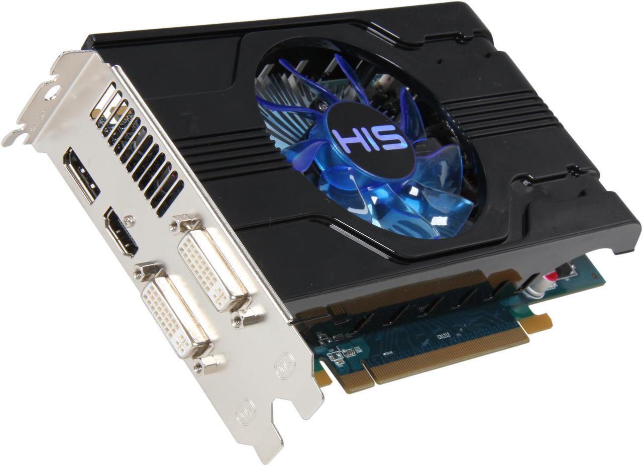 HIS Radeon HD 6770 1GB GDDR5 PCI Express 2.1 x16 CrossFireX Support Video Card with Eyefinity H677FN1GD