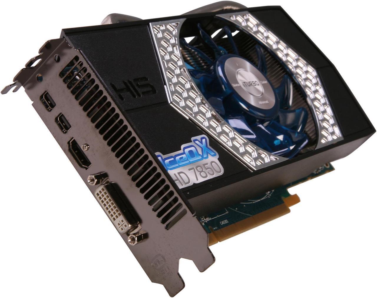 Main image of HIS IceQ X Radeon HD 7850 2GB GDDR5 PCI Express 3.0 x16 CrossFireX Support Graphics Card H785QN2G2M