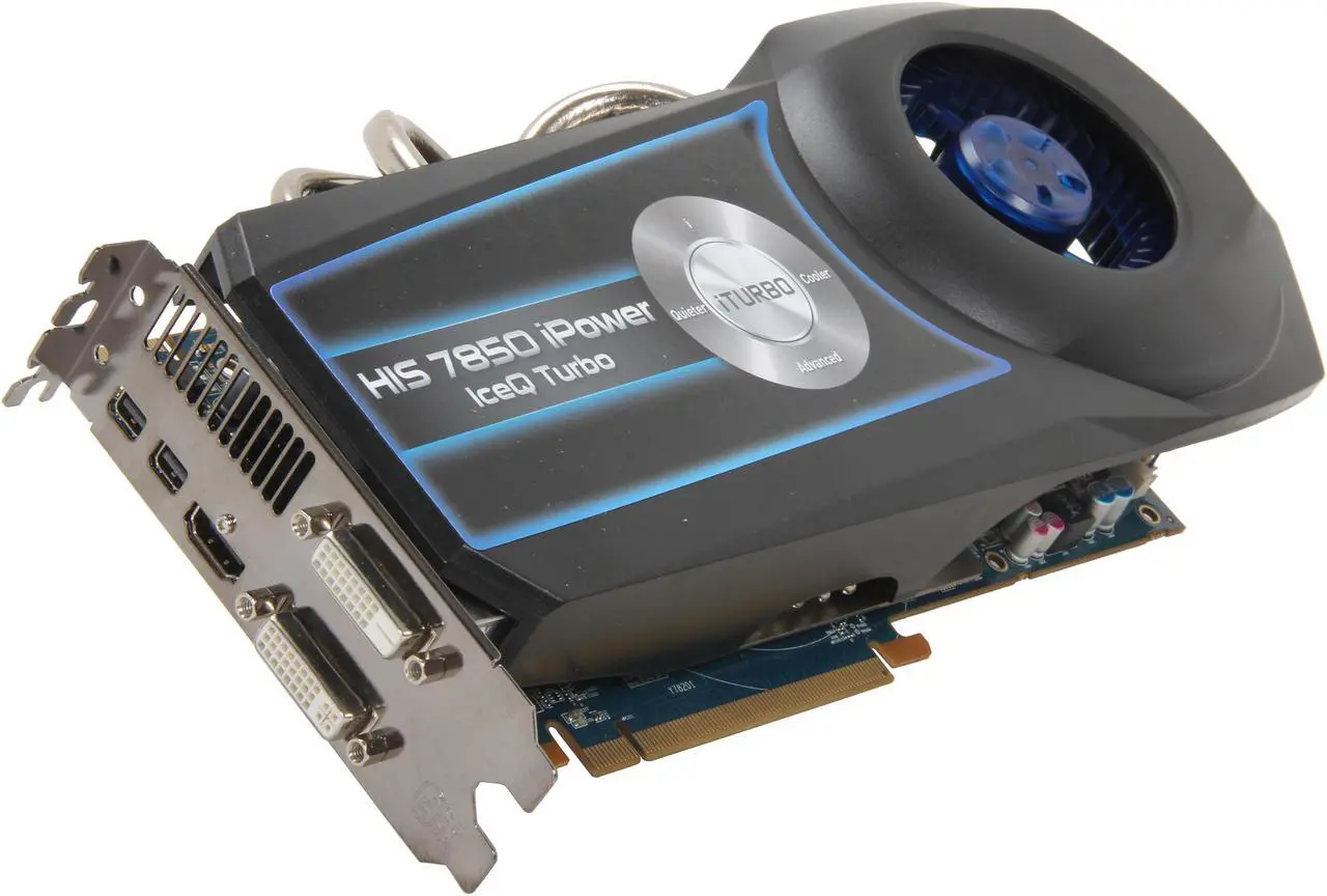 Main image of HIS IceQ Radeon HD 7850 4GB GDDR5 PCI Express 3.0 x16 CrossFireX Support Graphics Card H785QT4G2M
