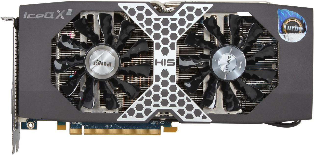 Alt view image 3 of 6 - HIS IceQ X² Turbo Boost Clock Radeon R9 270X 2GB GDDR5 PCI Express 3.0 x16 CrossFireX Support Graphics Card H270XQMT2G2