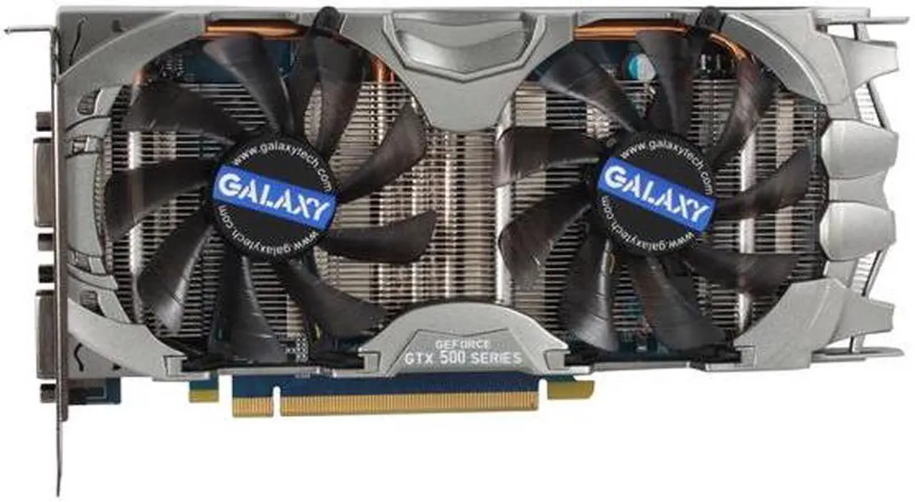 Alt view image 3 of 6 - Galaxy 56NPH6HS4IXX GeForce GTX 560 (Fermi) GC 2GB 256-bit GDDR5 PCI Express 2.0 x16 HDCP Ready SLI Support Video Card