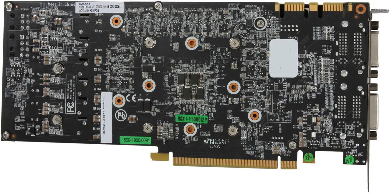 Alt view image 4 of 6 - Galaxy 57NKH3DH5PXK MDT X4 GeForce GTX 570 (Fermi) 1280MB 320-bit GDDR5 PCI Express 2.0 x16 HDCP Ready SLI Support Multi-Display Video Card