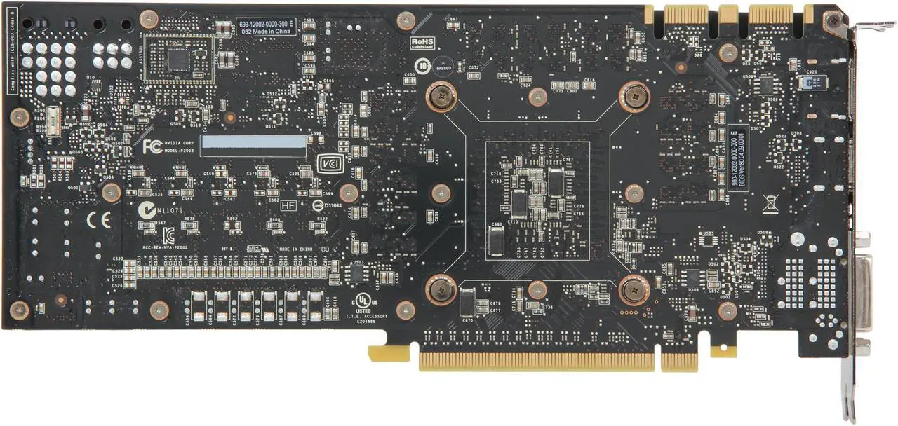 Alt view image 4 of 6 - Galaxy GeForce GTX 680 2GB GDDR5 PCI Express 3.0 x16 SLI Support Graphics Card 68NPH6DV5ZGX