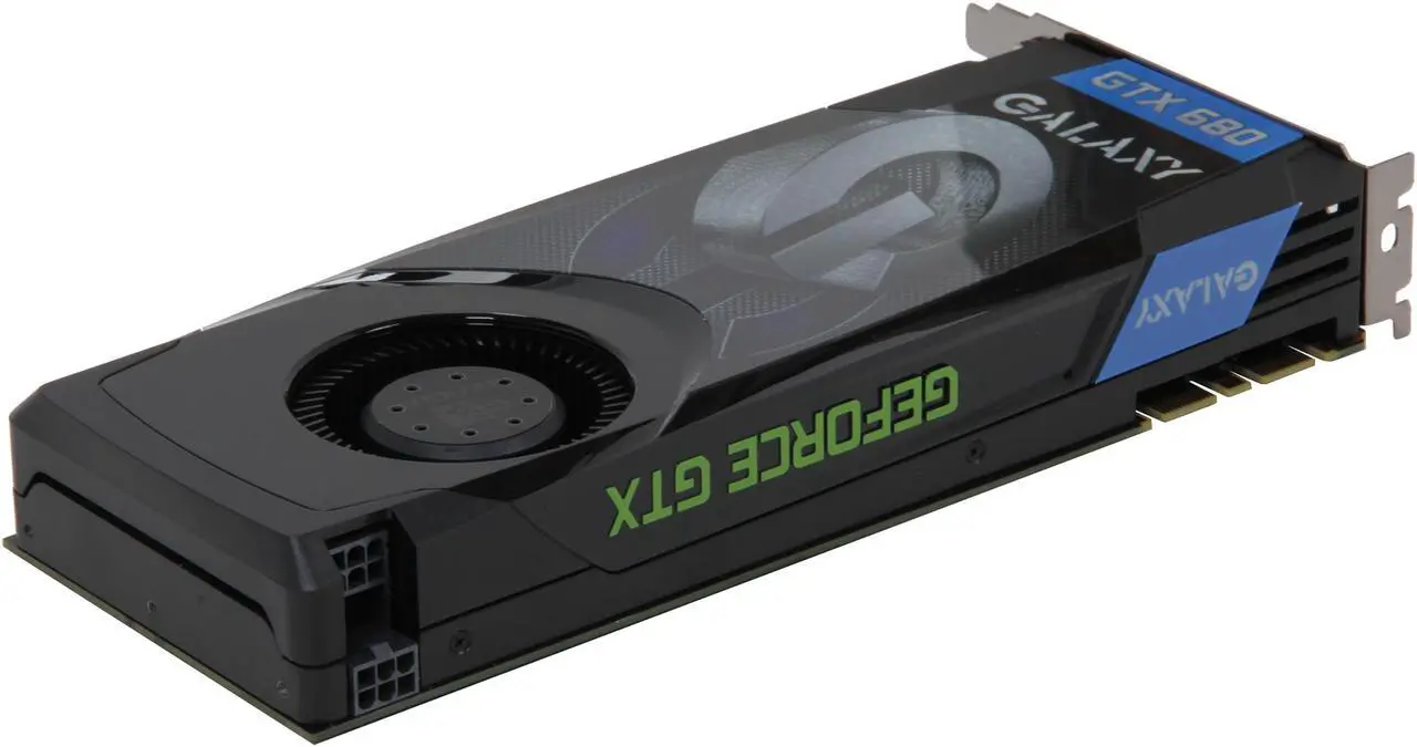 Alt view image 5 of 6 - Galaxy GeForce GTX 680 2GB GDDR5 PCI Express 3.0 x16 SLI Support Graphics Card 68NPH6DV5ZGX
