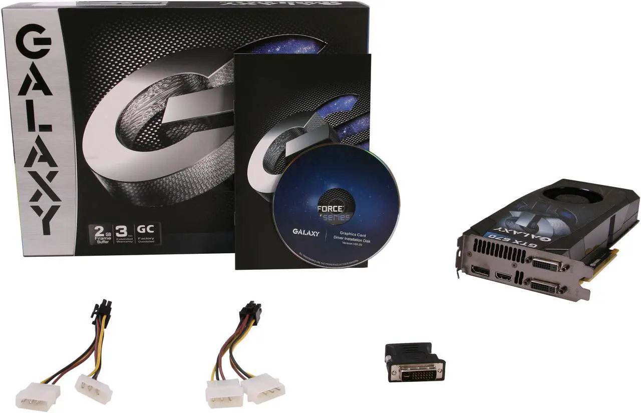 Alt view image 6 of 6 - Galaxy 67NPH6DV5ZVX GeForce GTX 670 GC 2GB 256-bit GDDR5 PCI Express 3.0 x16 HDCP Ready SLI Support Video Card
