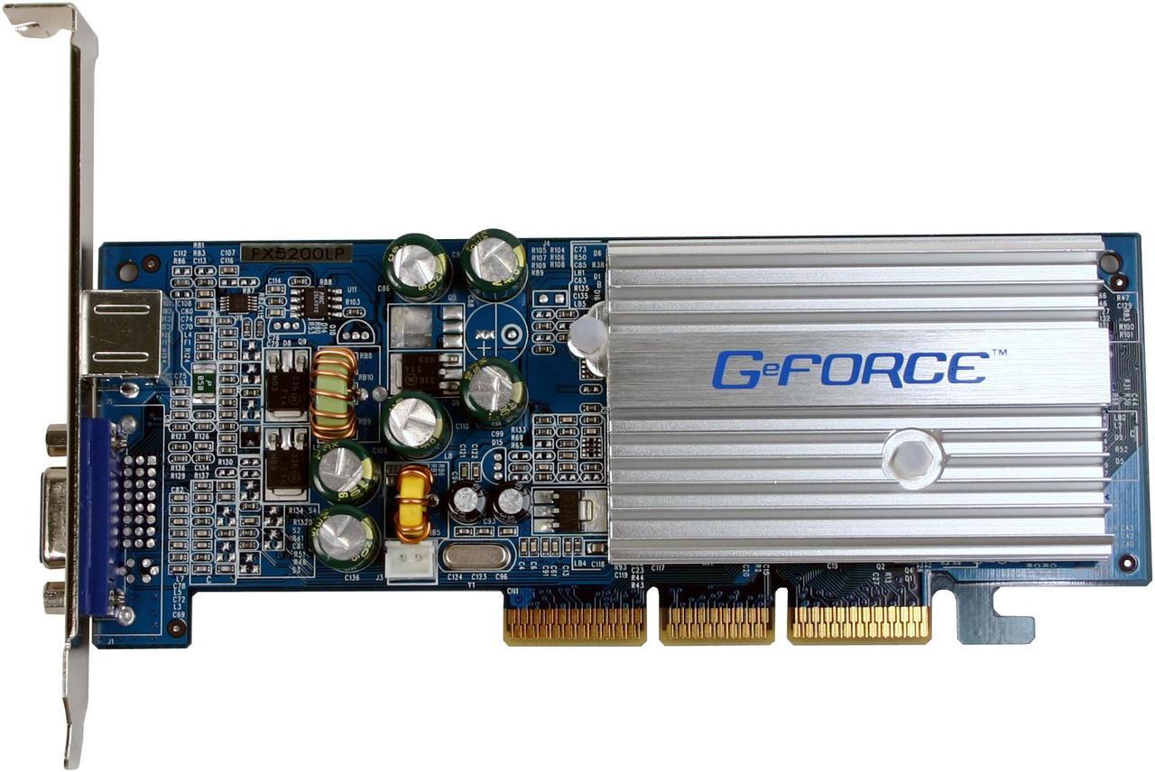 Alt view image 2 of 5 - Albatron GeForce FX 5200 128MB DDR AGP 4X/8X Graphics Card FX5200LP