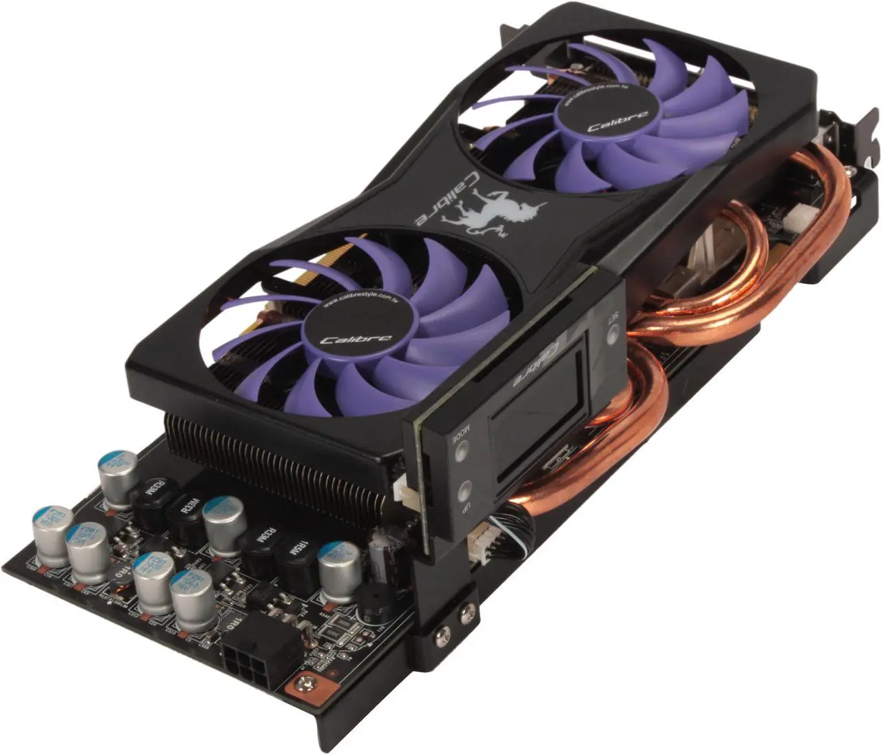 Alt view image 5 of 6 - SPARKLE Calibre Series P980 GeForce 9800 GT OC Dual Fly 512MB 256-bit GDDR3 PCI Express 2.0 x16 HDCP Ready SLI Supported Video Card