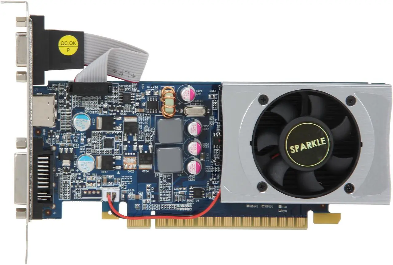 Alt view image 3 of 5 - SPARKLE GeForce GT 630 2GB DDR3 PCI Express 2.0 x16 Graphics Card 700006