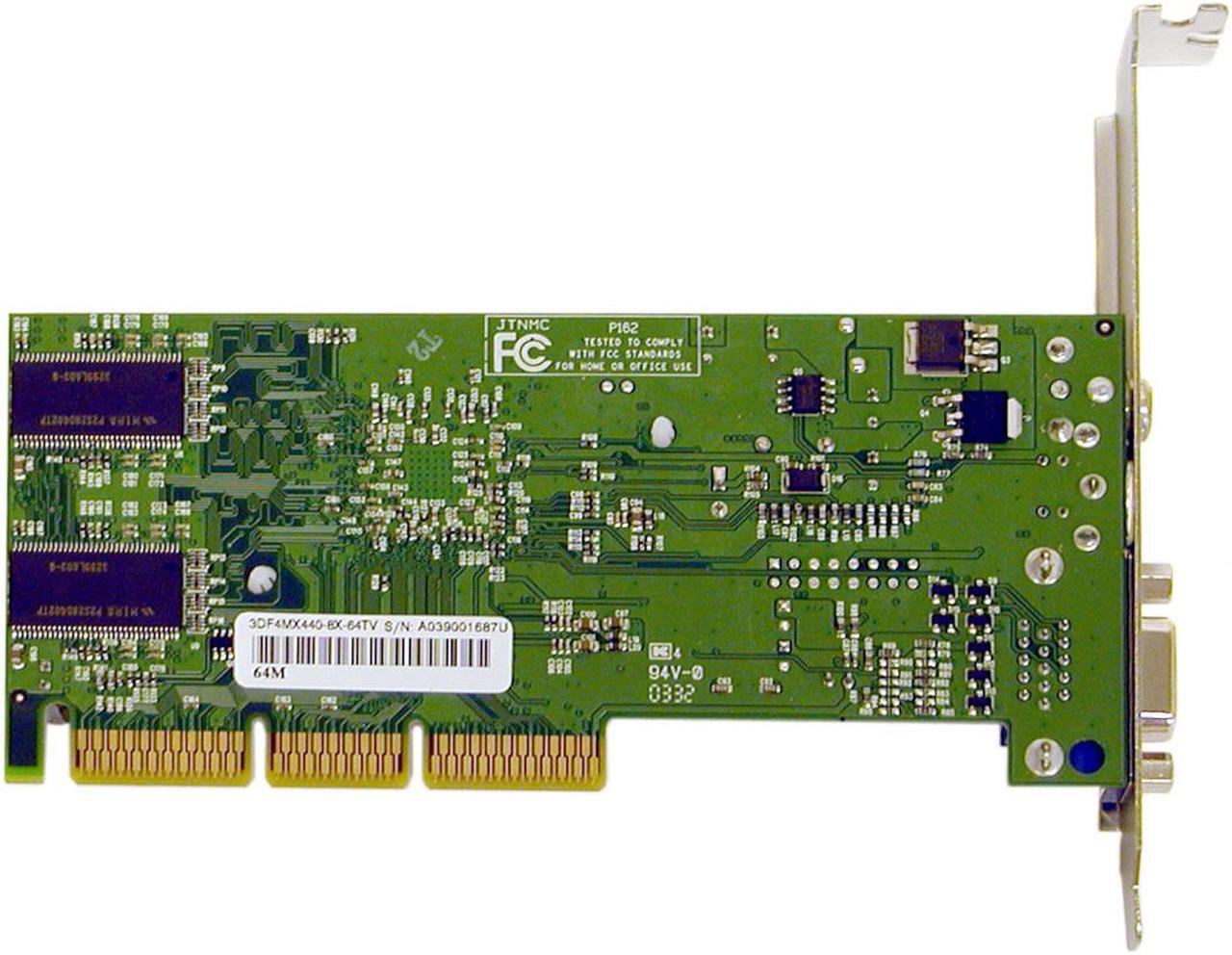 Alt view image 3 of 5 - Arcade FX GeForce4 MX440-8X 64MB DDR AGP 4X/8X Graphics Card GeForce 440-8X