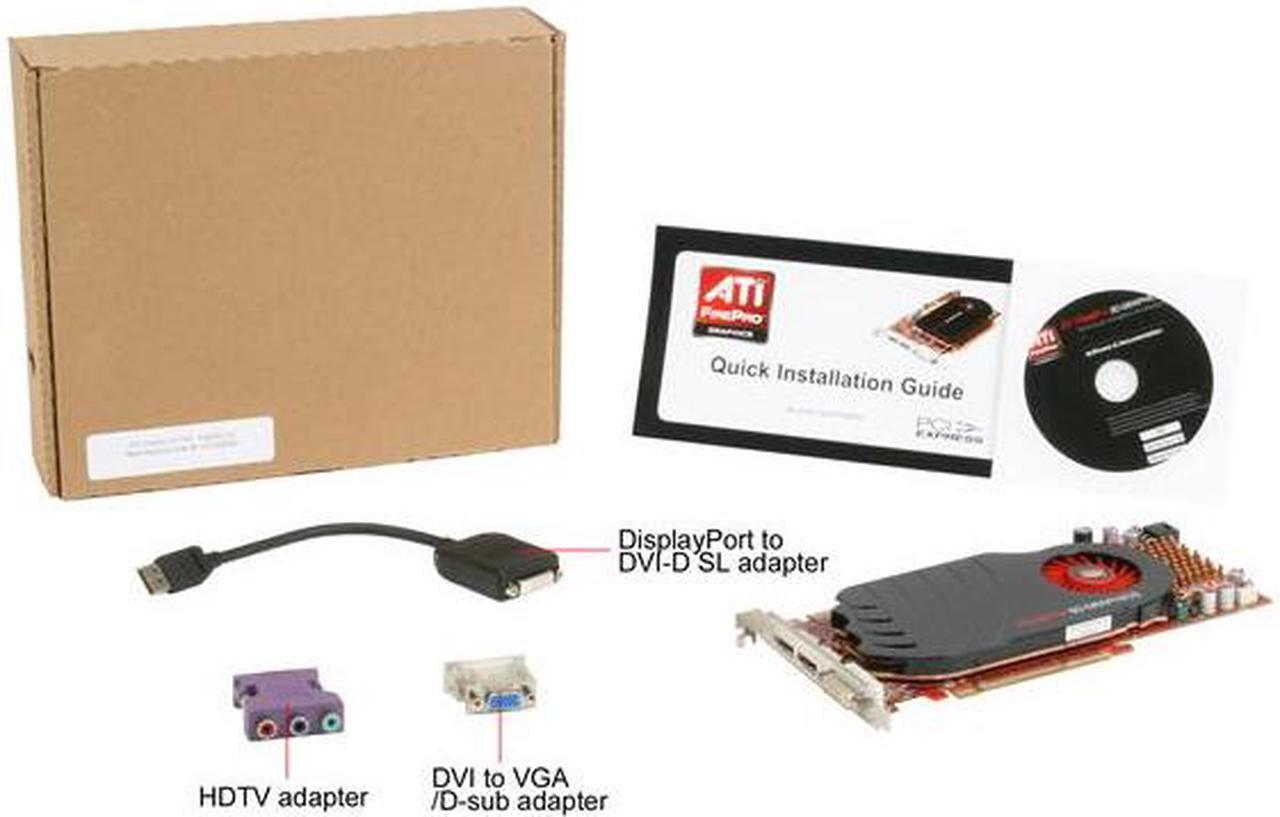 Alt view image 5 of 5 - AMD FirePro V7750 100-505562 1GB 128-bit GDDR3 PCI Express 2.0 x16 Graphics Card - OEM