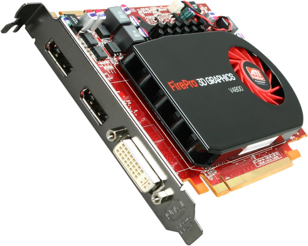 AMD FirePro V4800 100-505606 1GB GDDR5 PCI Express 2.0 x16 Workstation Video Card