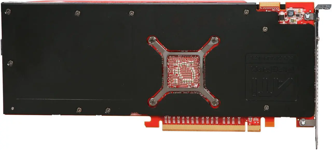 Alt view image 4 of 6 - AMD FirePro V9800 100-505602 4GB 256-bit GDDR5 PCI Express 2.1 x16 CrossFire Supported Graphics Card