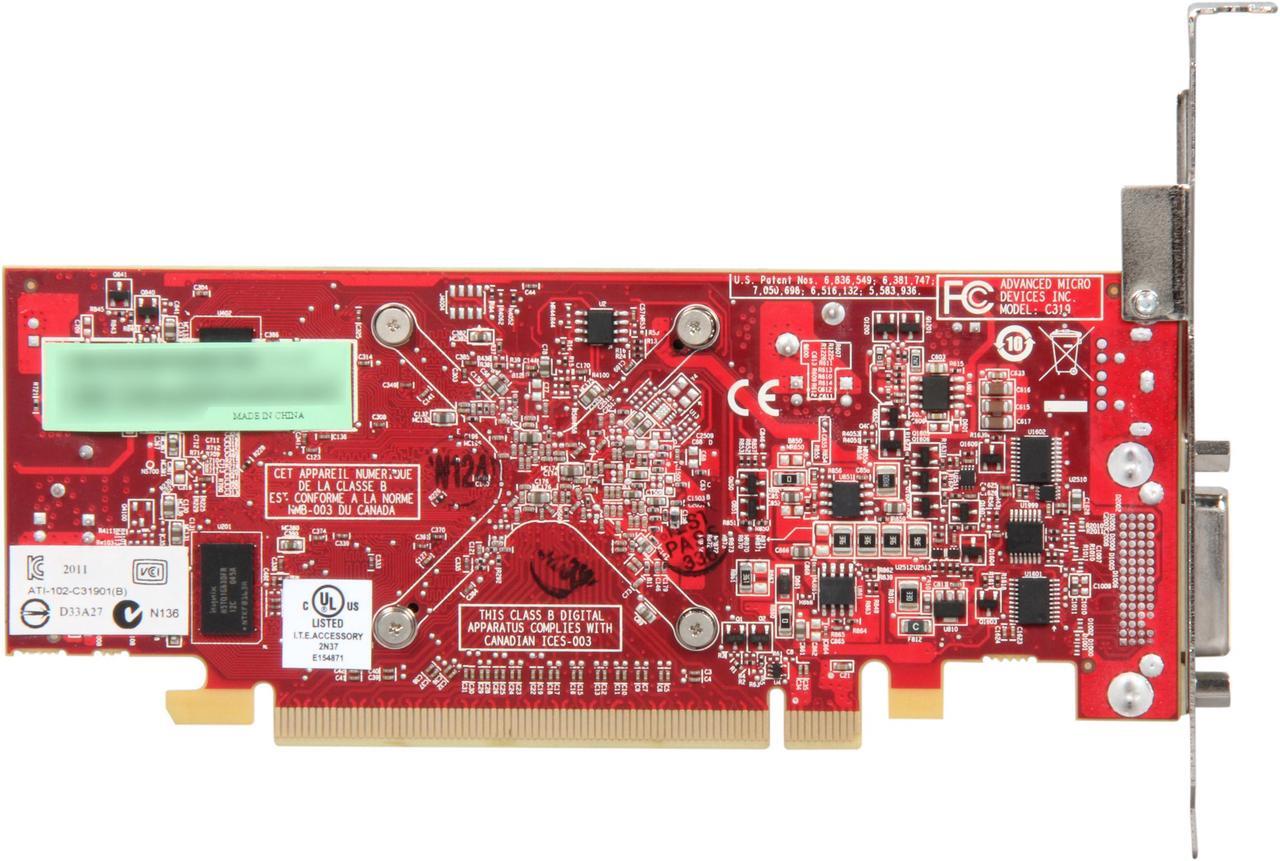 Alt view image 5 of 4 - AMD FirePro 2270 100-505837 512MB DDR3 PCI Express 2.1 x16 Low Profile Graphics Card