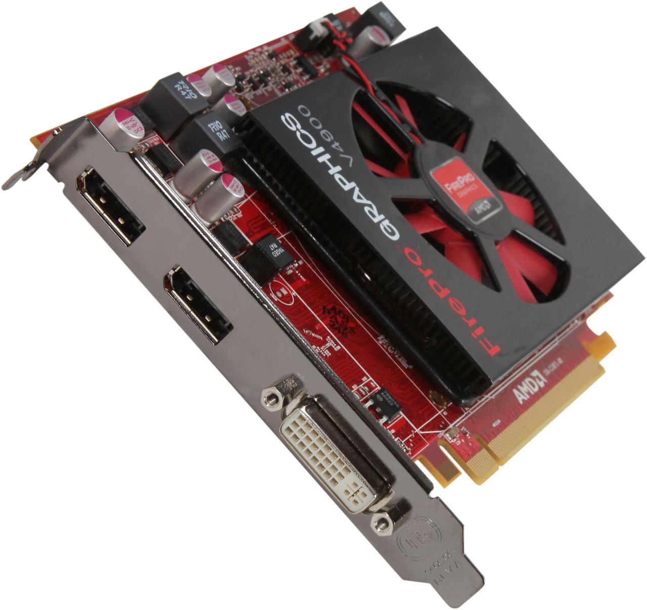 Main image of AMD FirePro V4900 100-505844 1GB 128-bit GDDR5 PCI Express 2.1 x16 Graphics Card