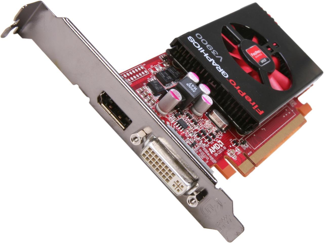 AMD FirePro V3900 100-505860 1GB DDR3 PCI Express 2.1 x16 Workstation Video Card, Brown Box - OEM