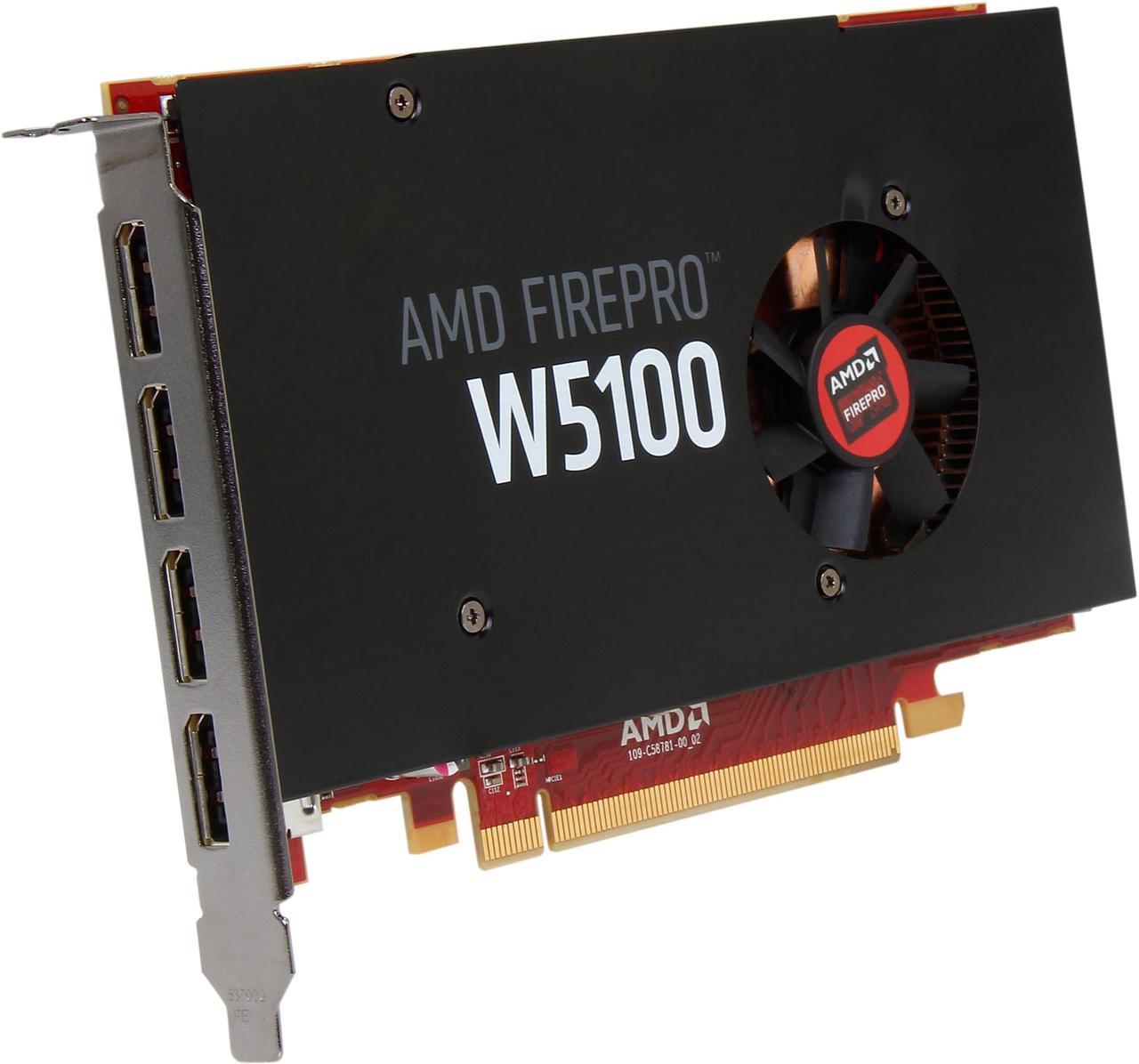 AMD FirePro W5100 100-505737 4GB 128-bit GDDR5 PCI Express 3.0 x16 Workstation Video Card