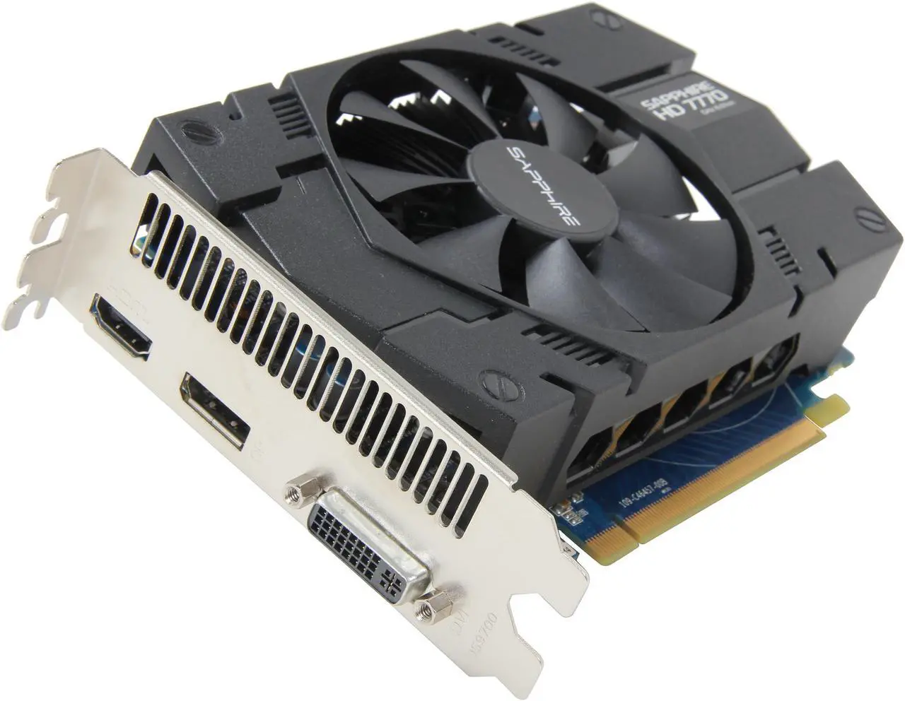 Main image of SAPPHIRE Radeon HD 7770 1GB GDDR5 PCI Express 3.0 x16 CrossFireX Support Graphics Card 100358L