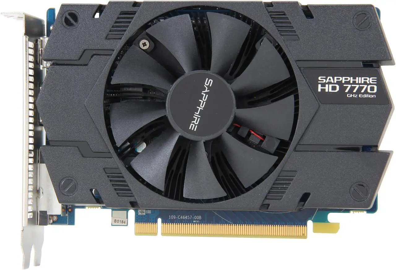 Alt view image 3 of 6 - SAPPHIRE Radeon HD 7770 1GB GDDR5 PCI Express 3.0 x16 CrossFireX Support Graphics Card 100358L