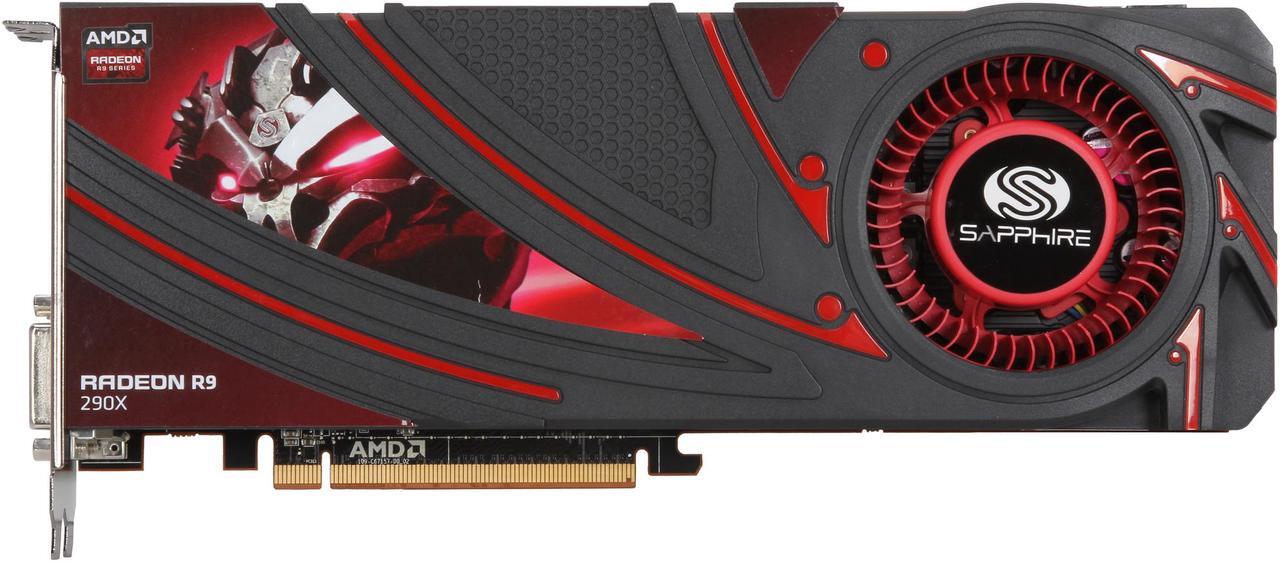 Alt view image 3 of 6 - SAPPHIRE Radeon R9 290X 4GB GDDR5 Graphics Card 100361SR