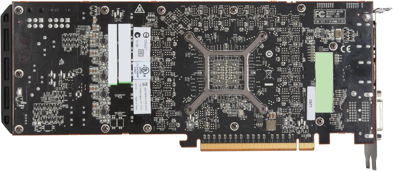 Alt view image 4 of 6 - SAPPHIRE Radeon R9 290X 4GB GDDR5 Graphics Card 100361SR