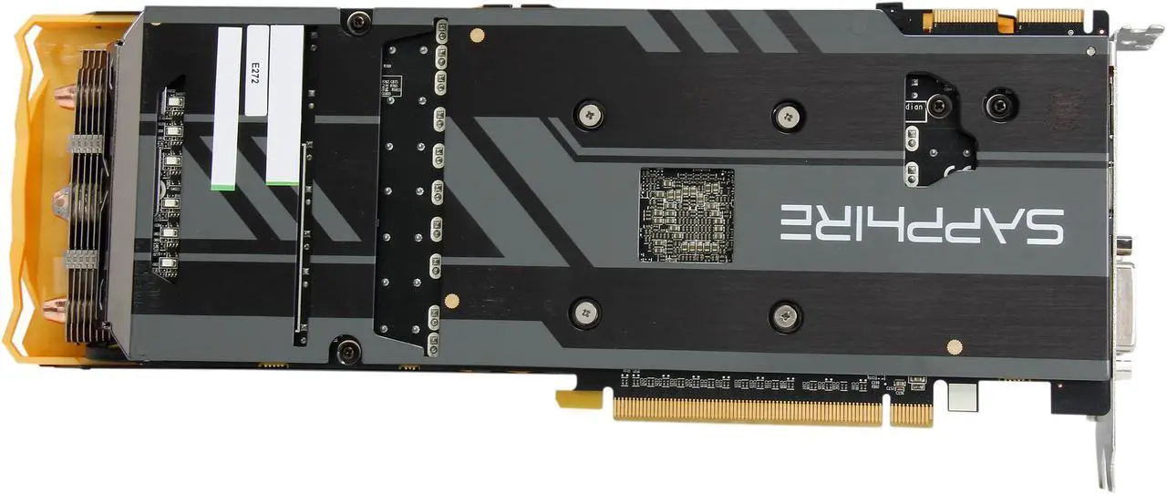 Alt view image 4 of 6 - SAPPHIRE Radeon R9 270X 2GB GDDR5 PCI Express 3.0 x16 CrossFireX Support Graphics Card 100364TXSR