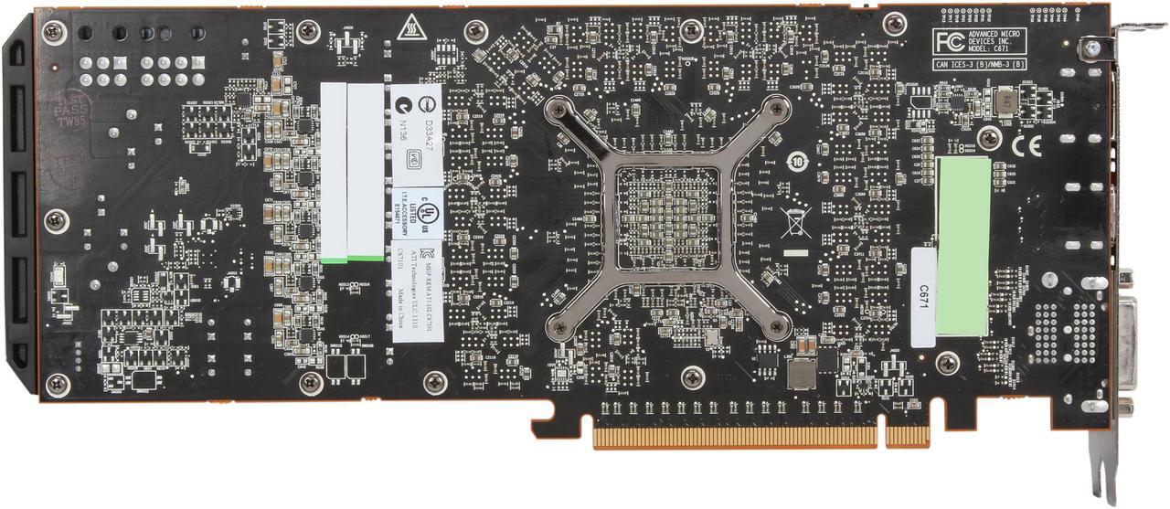 Alt view image 4 of 5 - SAPPHIRE Radeon R9 290X 4GB GDDR5 PCI Express 3.0 Graphics Card 100361BF4SR