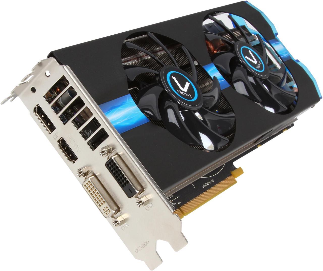 SAPPHIRE Vapor-X Radeon R9 270X 2GB GDDR5 PCI Express 3.0 CrossFireX Support OC BOOST Video Card w/BF4 Coupon 100364VXBF4L