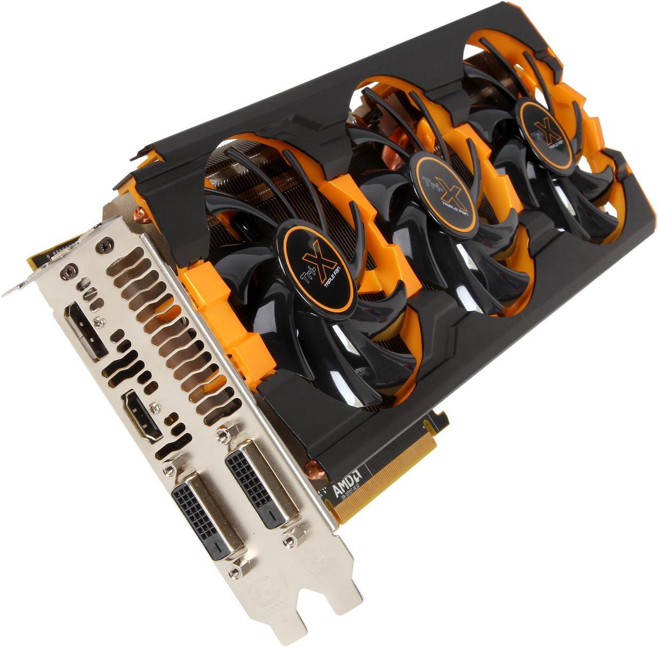 SAPPHIRE TRI-X OC Radeon R9 290X 4GB GDDR5 PCI Express 3.0 CrossFireX Support Video Card 100361-2SR