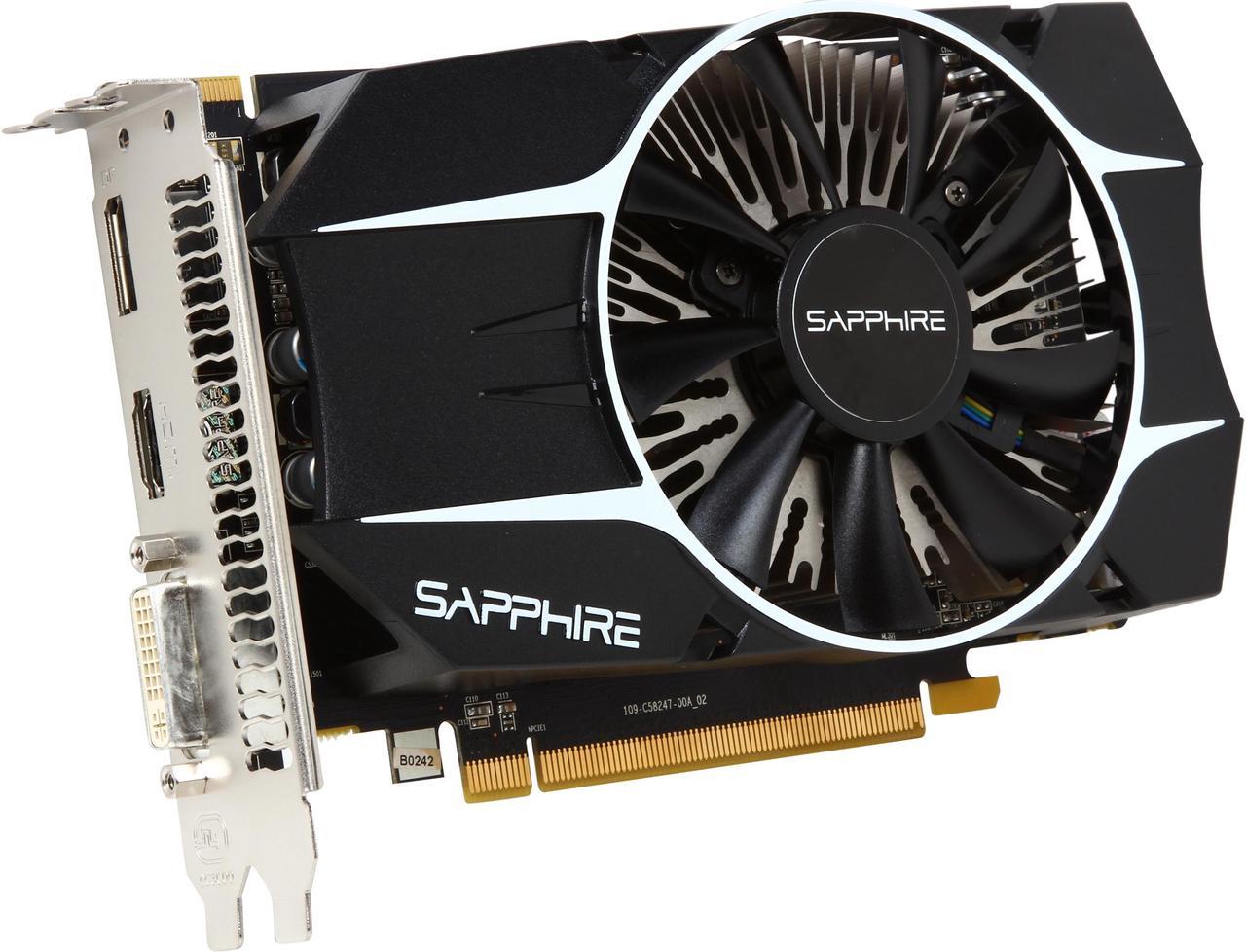 SAPPHIRE Radeon R7 260X 2GB GDDR5 PCI Express 3.0 CrossFireX Support Video Card 100366-2L