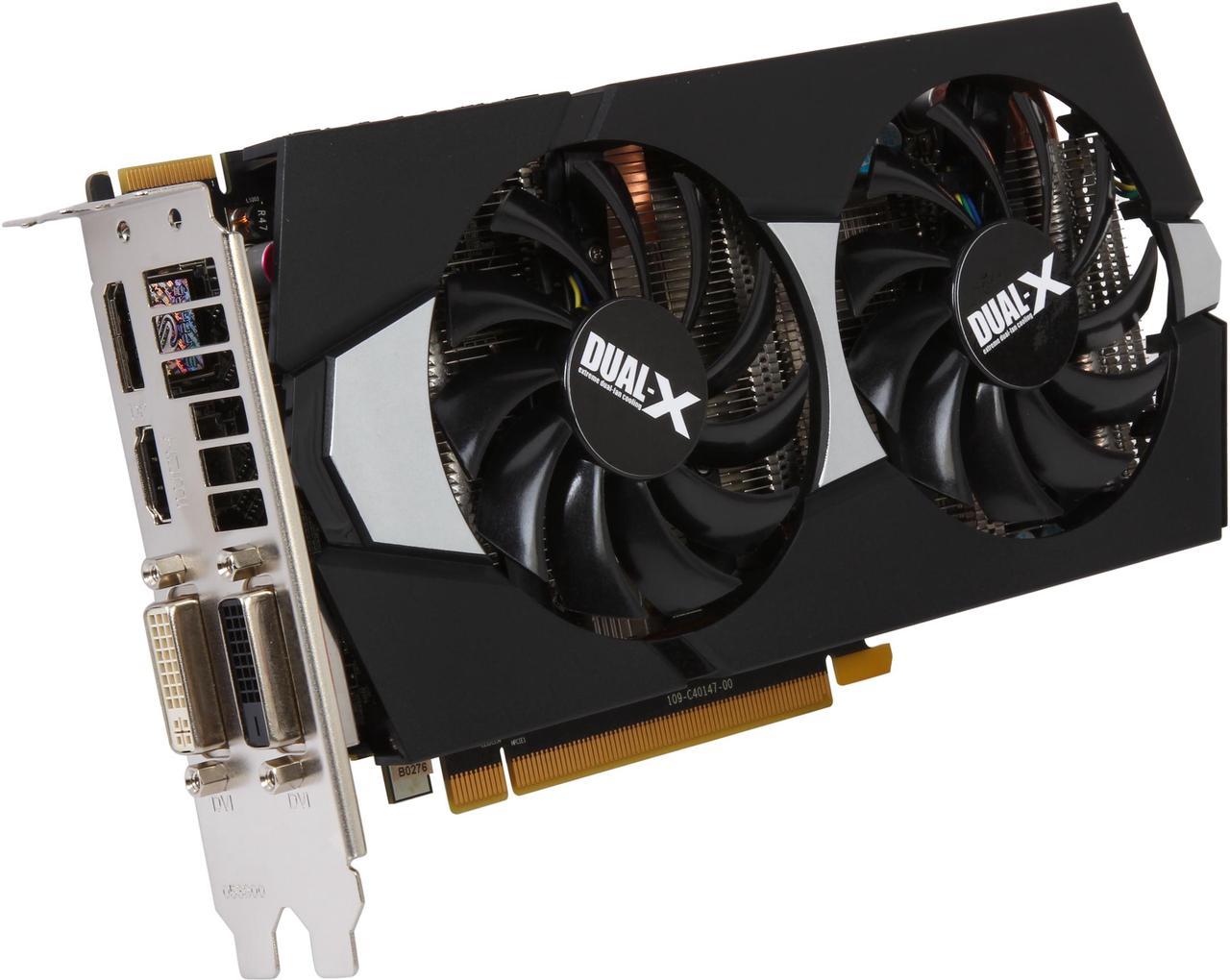 SAPPHIRE DUAL-X Radeon R7 265 2GB GDDR5 PCI Express 3.0 CrossFireX Support Video Card 100370L