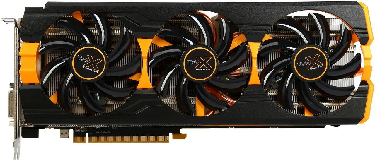 Alt view image 3 of 6 - SAPPHIRE Radeon R9 290 4GB GDDR5 PCI Express 3.0 CrossFireX Support Graphics Card 100362-3L