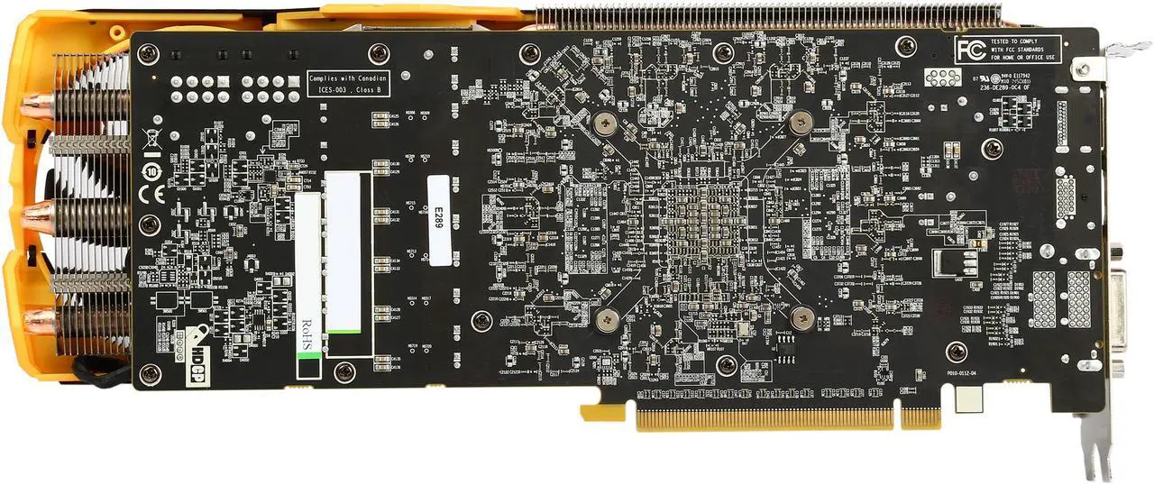 Alt view image 4 of 6 - SAPPHIRE Radeon R9 290 4GB GDDR5 PCI Express 3.0 CrossFireX Support Graphics Card 100362-3L
