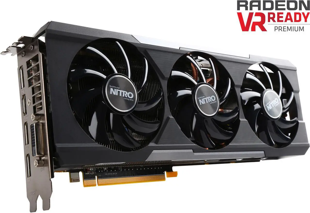 Main image of SAPPHIRE NITRO Radeon R9 390 8GB GDDR5 PCI Express 3.0 2.2 Slot, ATX Graphics Card 100382NTOCL