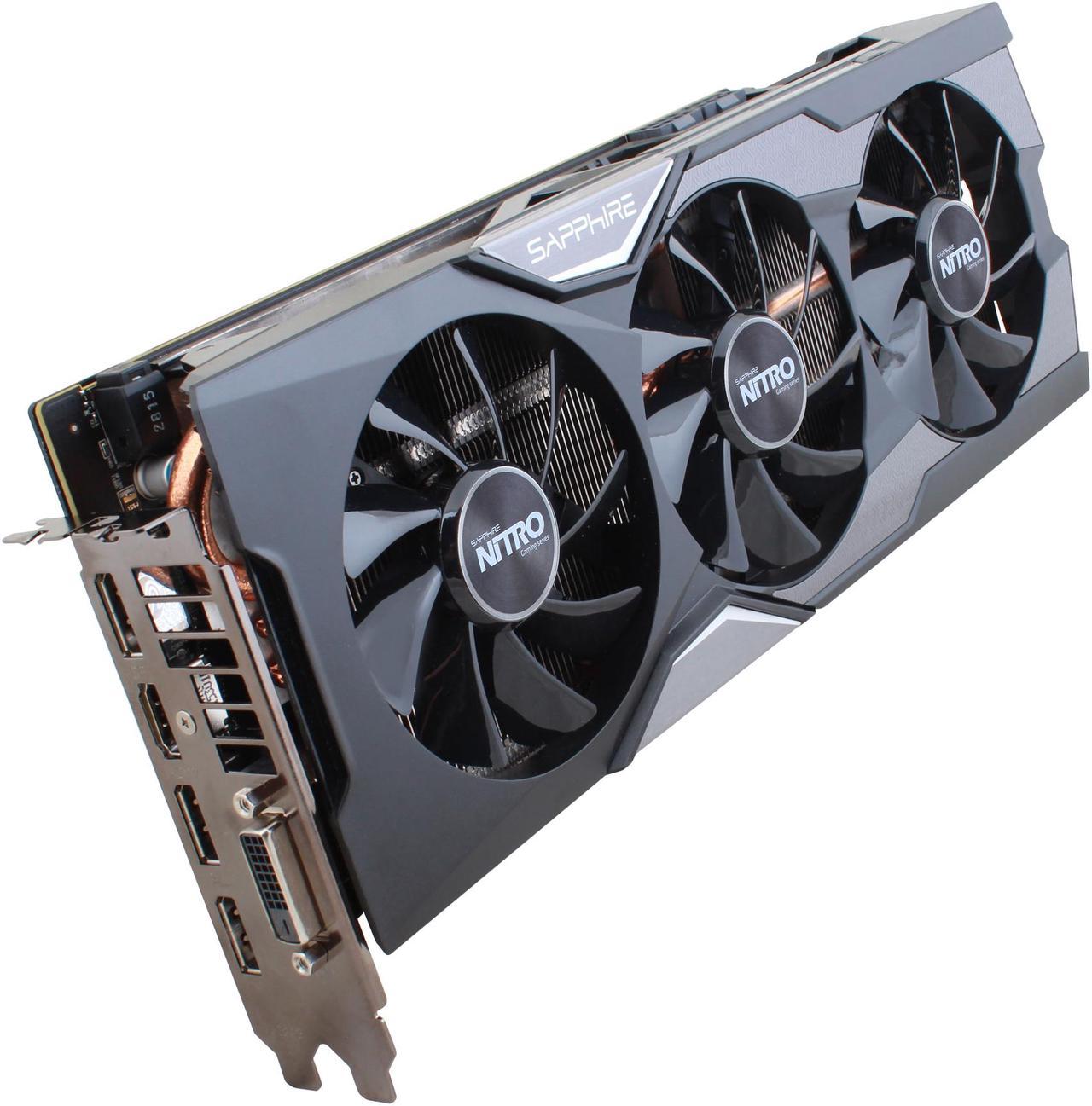 SAPPHIRE NITRO Radeon R9 Fury 4GB HBM PCI Express 3.0 x16 TRI-X OC+ (UEFI) Video Card 100379NTOC+SR