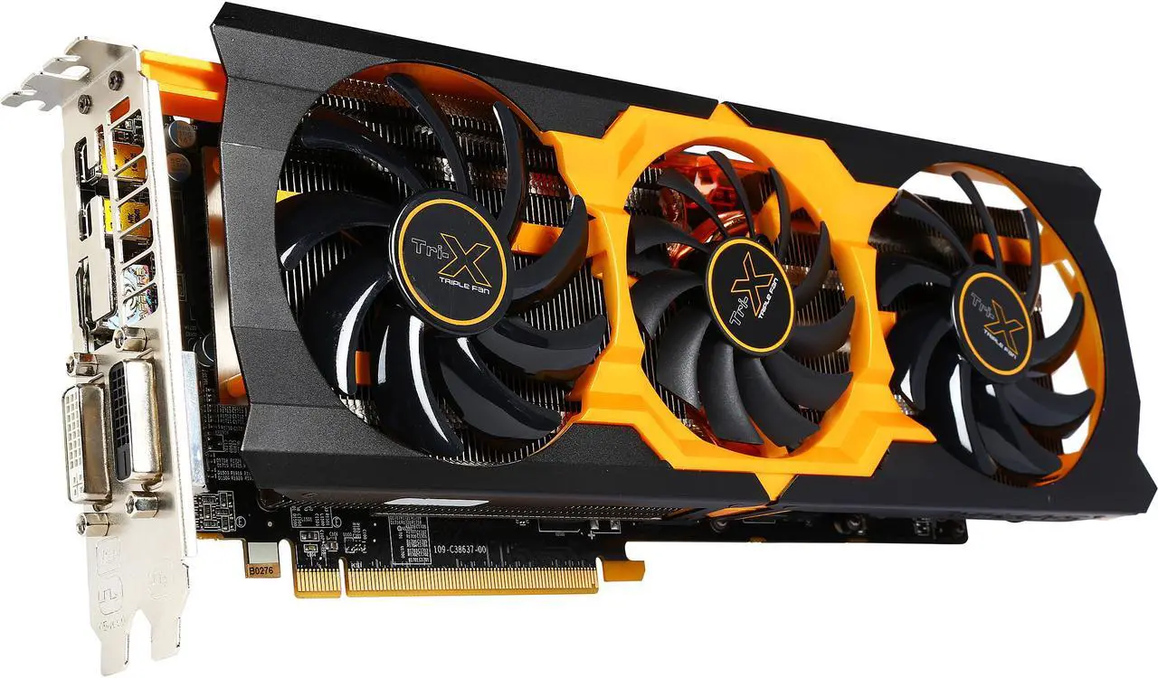 Main image of SAPPHIRE Radeon R9 280X 100363-4L 3GB 384-Bit GDDR5 PCI Express 3.0 CrossFireX Support Video Card Tri-X OC version - Certified Refurbished