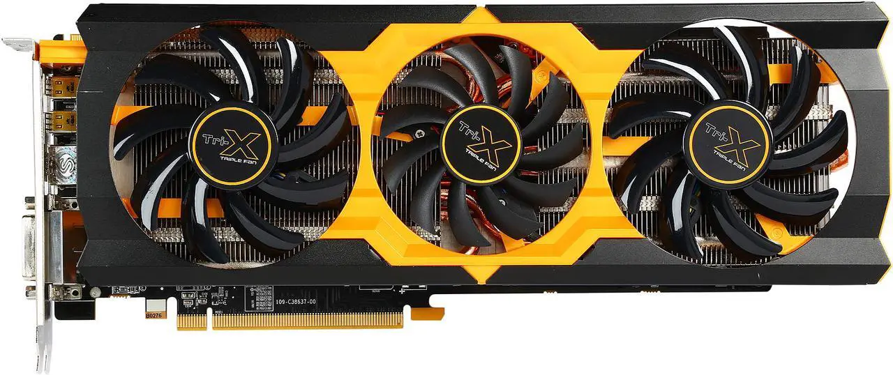 Alt view image 4 of 6 - SAPPHIRE Radeon R9 280X 100363-4L 3GB 384-Bit GDDR5 PCI Express 3.0 CrossFireX Support Video Card Tri-X OC version - Certified Refurbished