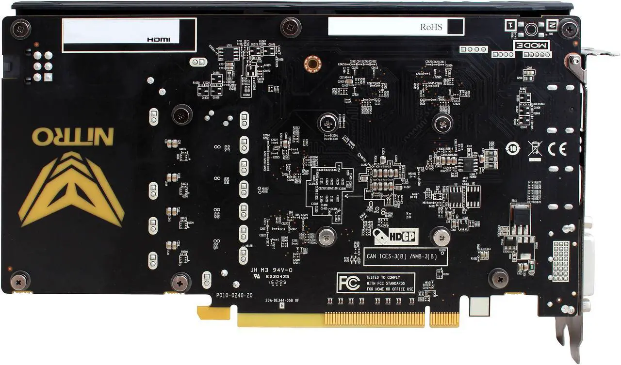 Alt view image 5 of 6 - SAPPHIRE NITRO Radeon RX 460 4GB GDDR5 PCI Express 3.0 CrossFireX Support Graphics Card 100409NT-4GOCL