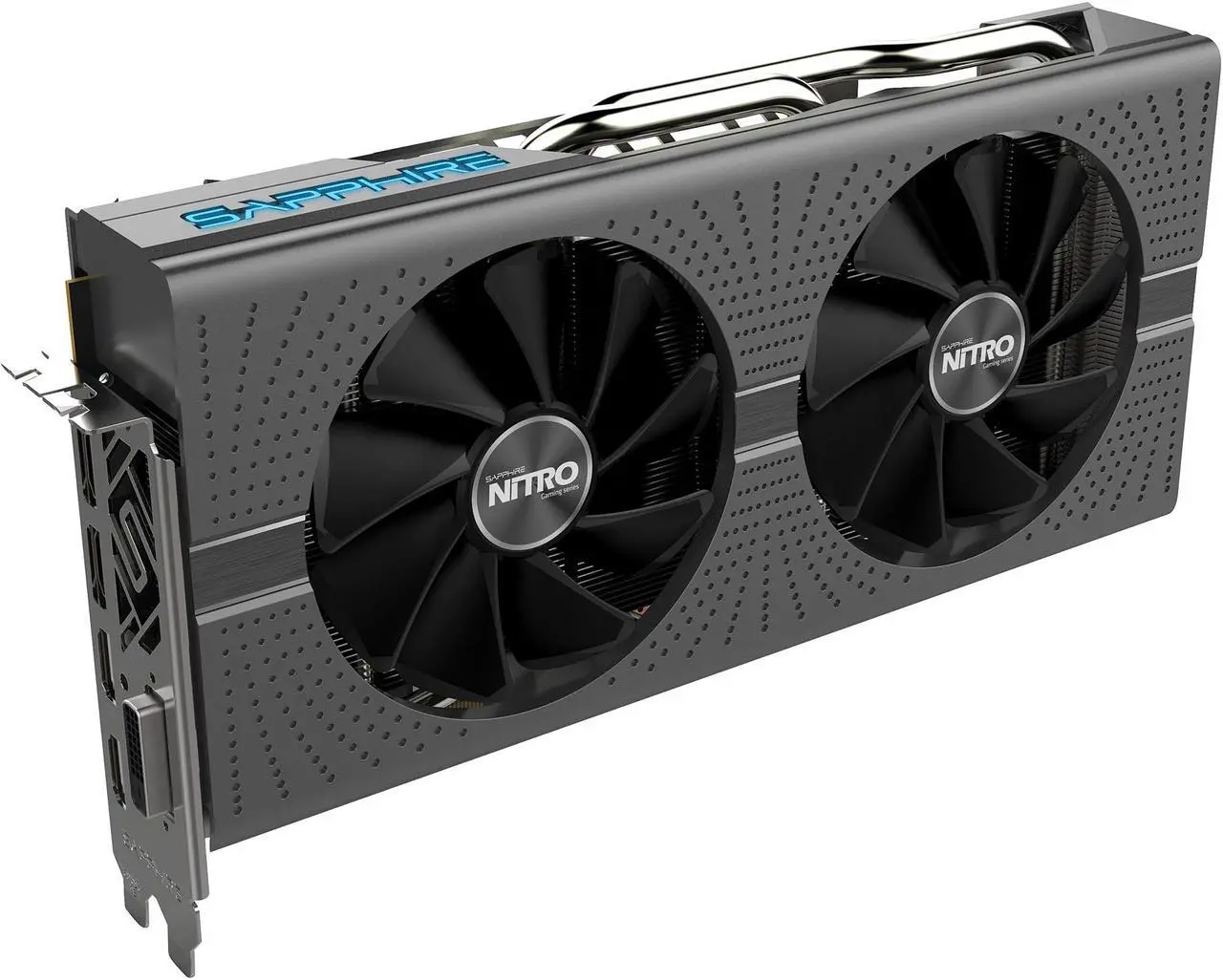 Alt view image 3 of 5 - Sapphire NITRO+ Radeon RX 580 8GB GDDR5 PCI-E Dual HDMI / DVI-D / Dual DP w/ Backplate Limited Edition (UEFI), 100411NT+8GSR
