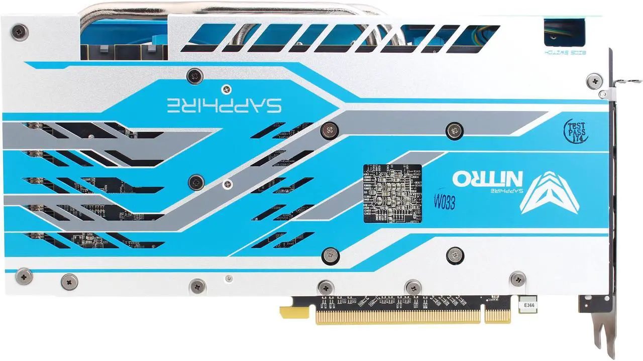Alt view image 4 of 5 - Sapphire Radeon NITRO+ RX 580 8GB GDDR5 PCI-E Dual HDMI / DVI-D / Dual DP w/ Backplate SPECIAL EDITION (UEFI), 100411NT+8GSEL