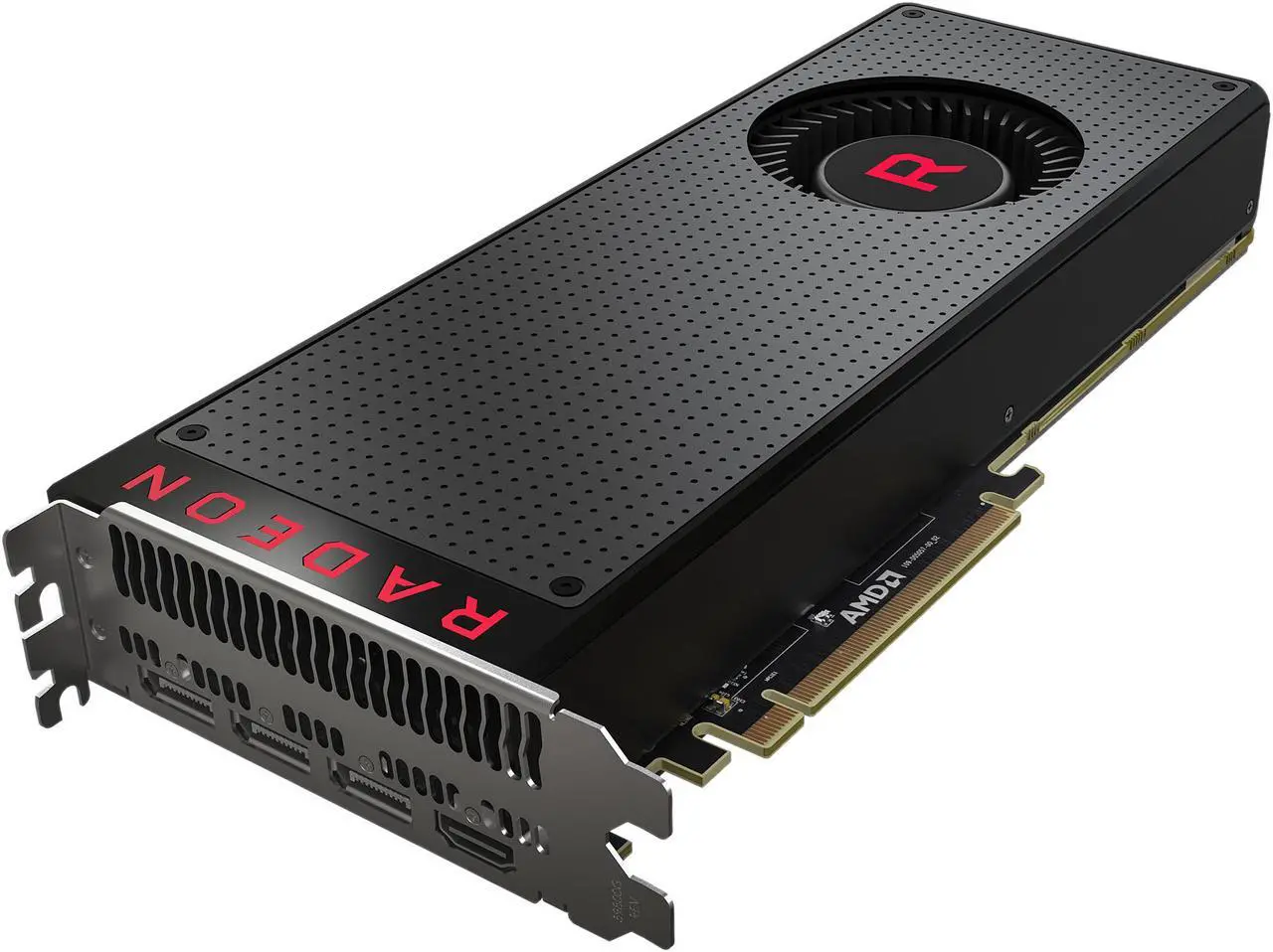 Alt view image 2 of 7 - SAPPHIRE Radeon RX VEGA 64 DirectX 12 100410L 8GB 2048-Bit HBM2 HDMI / TRIPLE DP (UEFI) PCI Express 3.0 CrossFireX Support ATX Video Card