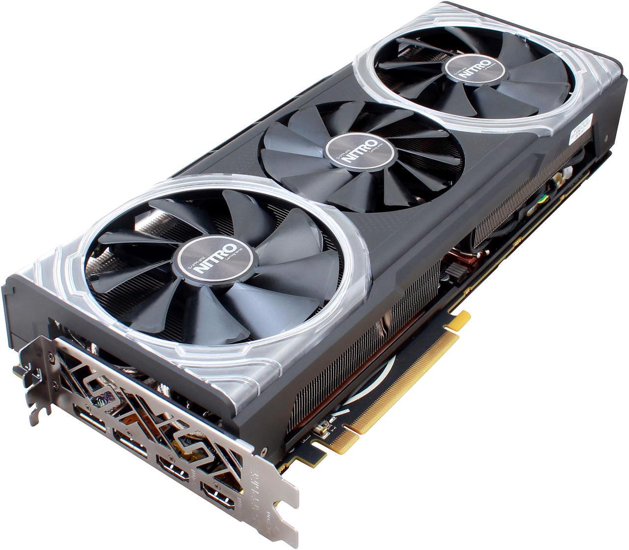 SAPPHIRE NITRO+ Radeon RX Vega 56 8GB HBM2 PCI Express 3.0 CrossFireX Support ATX Video Card 100420NT+LESR