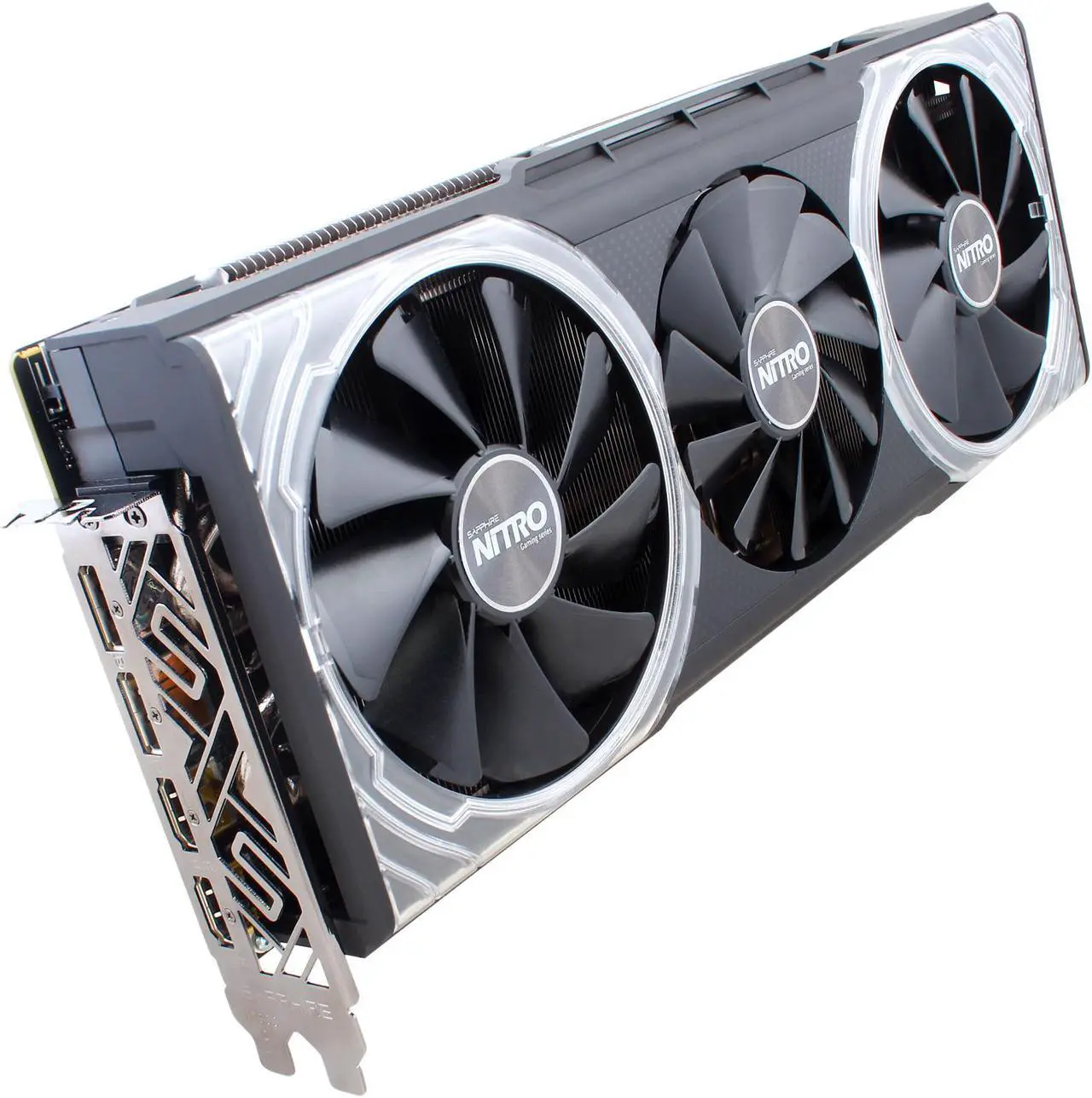 Alt view image 4 of 7 - SAPPHIRE NITRO+ Radeon RX Vega 64 8GB HBM2 PCI Express 3.0 ATX Graphics Card 100410NT+LESR
