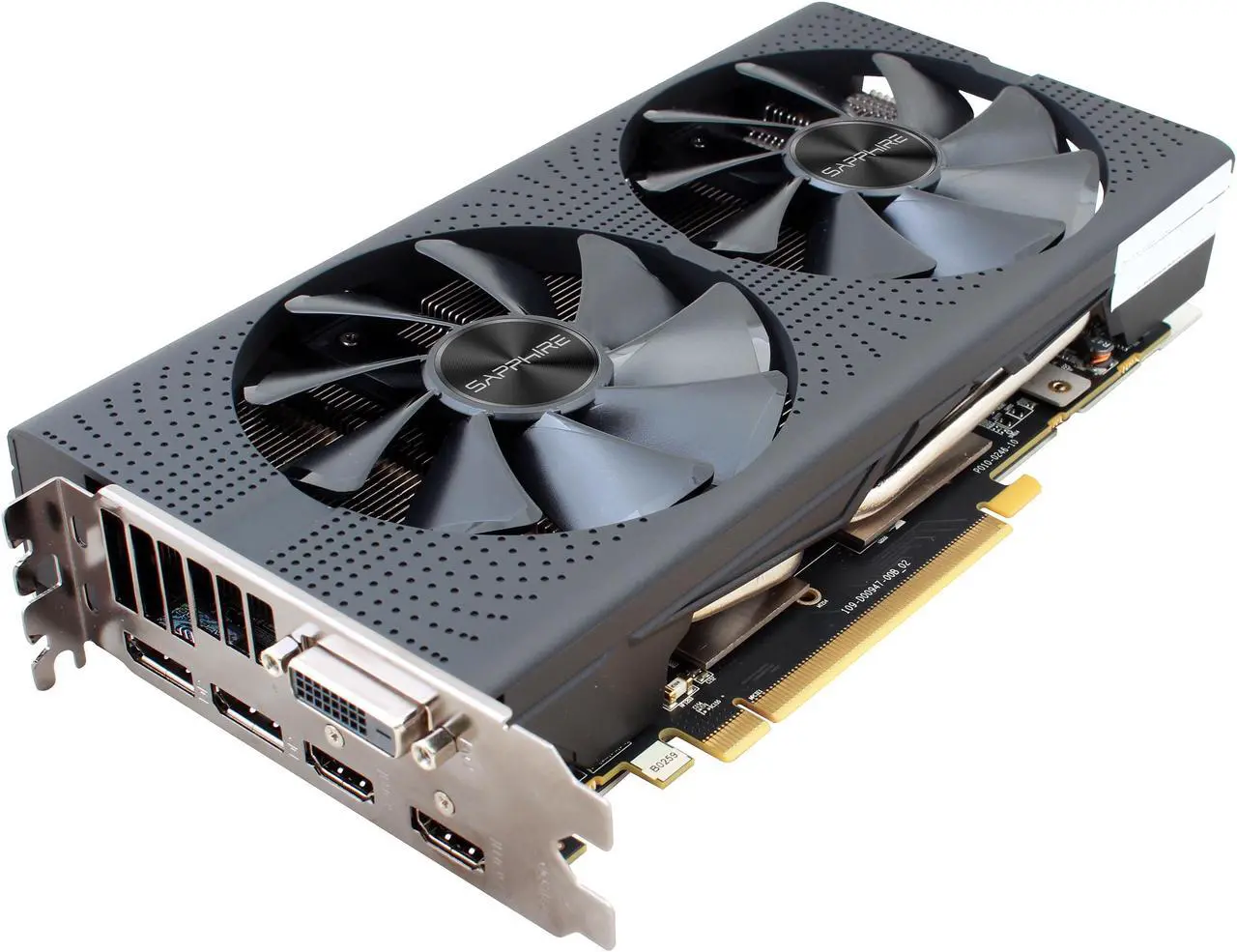 Main image of Sapphire Radeon PULSE RX 570 8GB GDDR5 PCI-E Dual HDMI / DVI-D / Dual DP OC w/ Backplate (UEFI)