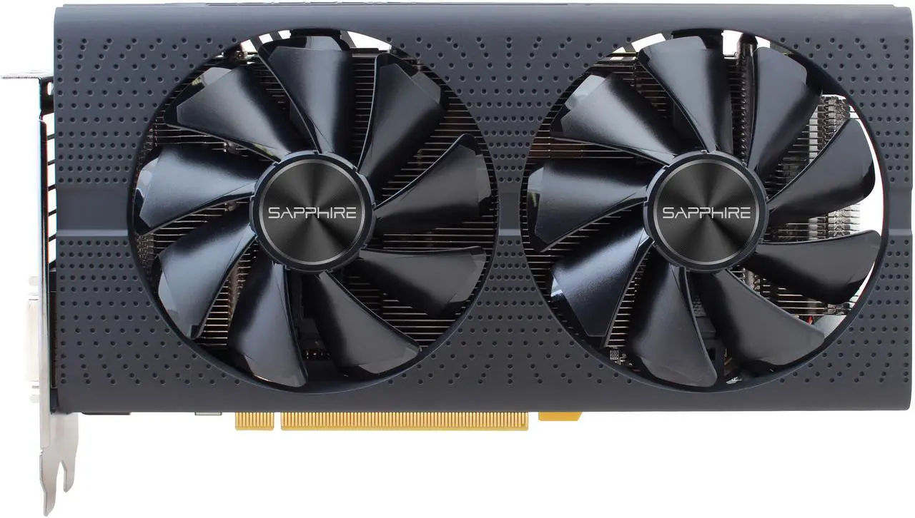 Alt view image 3 of 4 - Sapphire Radeon PULSE RX 570 8GB GDDR5 PCI-E Dual HDMI / DVI-D / Dual DP OC w/ Backplate (UEFI)